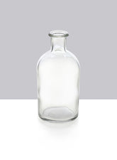 Clear Medicine Bottle Bud Vase