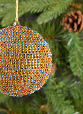 Antique Multicolor Crystal Bead Ornament