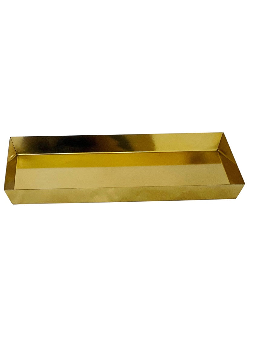 12 x 7in Rectuangular Le Mans Gold Tray