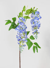 37in Blue Wisteria Spray