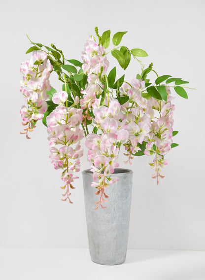 37in Pink Wisteria Spray