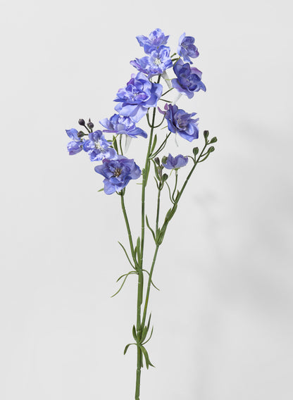 33in Blue Purple Bouquet Larkspur Spray