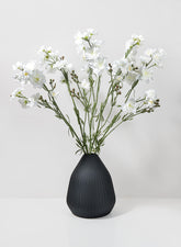 Oslo Large Black Conical Vase