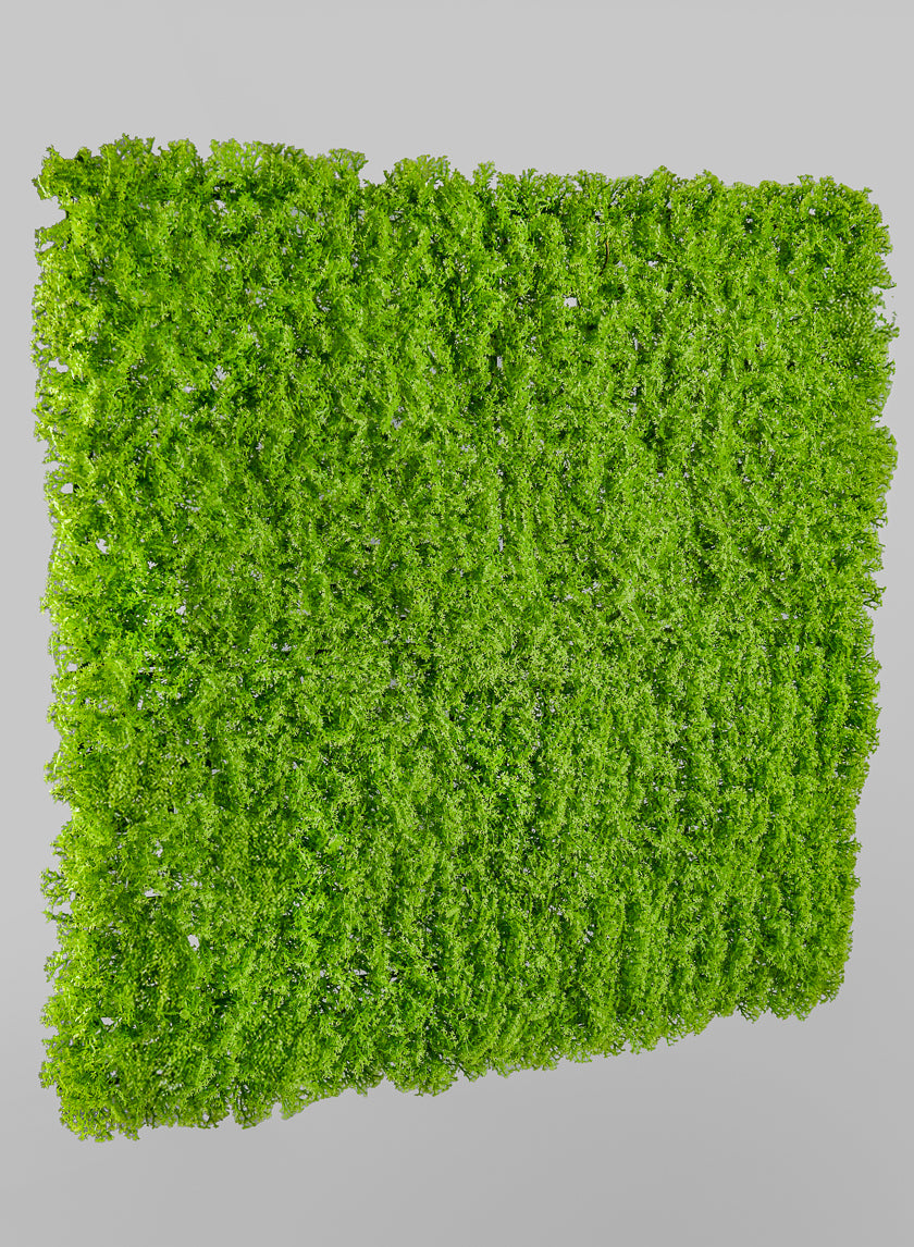 20in Long Square Realistic Evergreen Moss Mat (Indoor/Outdoor)