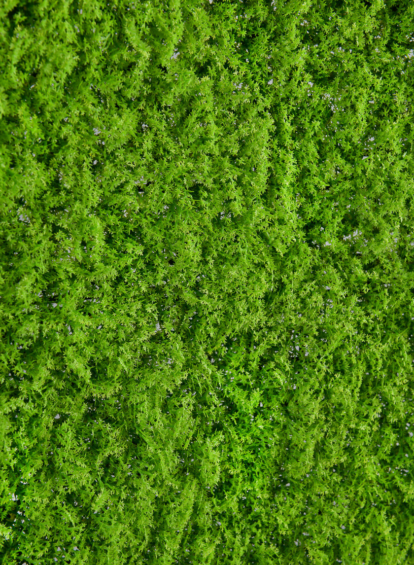 20in Long Square Realistic Evergreen Moss Mat (Indoor/Outdoor)