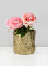 6in Boulogne Gold Birch Metal Vase