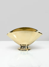 6  1/2in Gold Oval Bowl