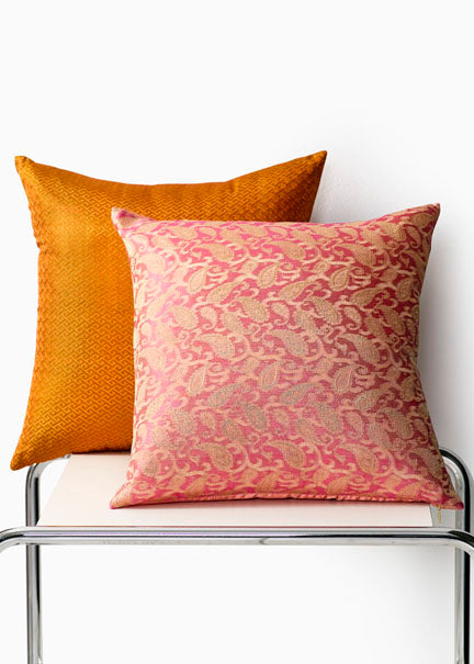 Diamond And Paisley Pillow