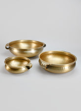 Gold Aluminium Urli Bowls