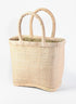 Natural Raffia Bag with Natural Border