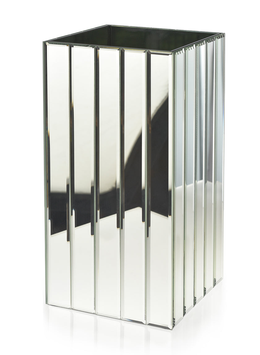 Mirror Strips Rectangle &amp; Square Vase