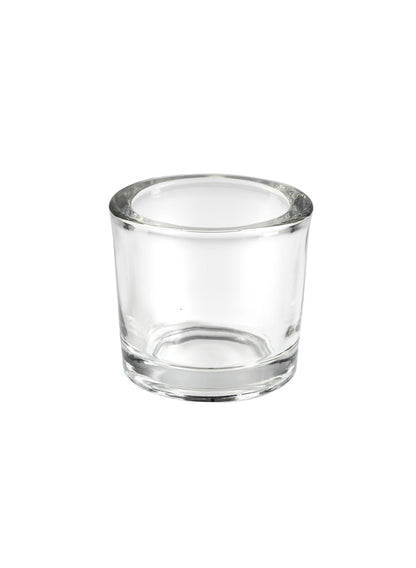 Clear Thick Glass Tea Light Holde