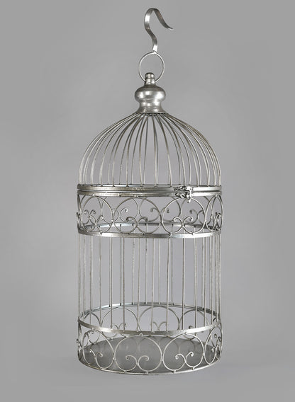 18in &amp; 23in Silver Birdcages