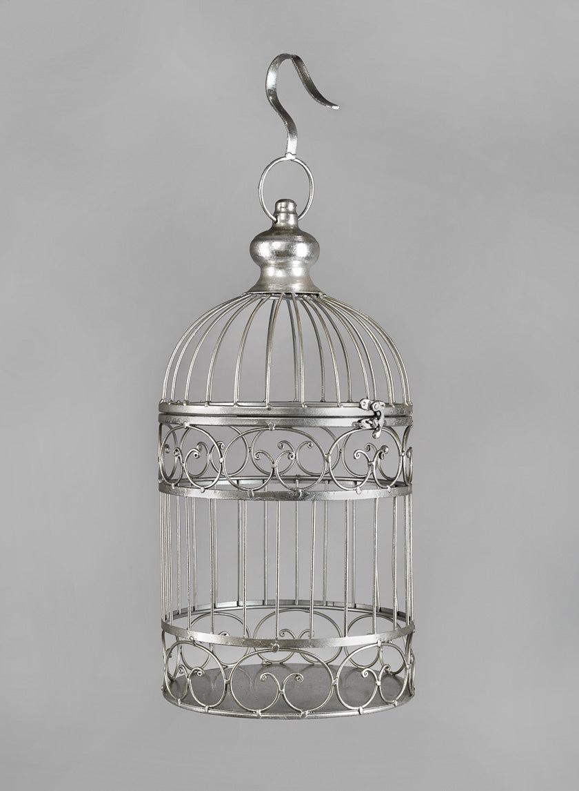 18in &amp; 23in Silver Birdcages