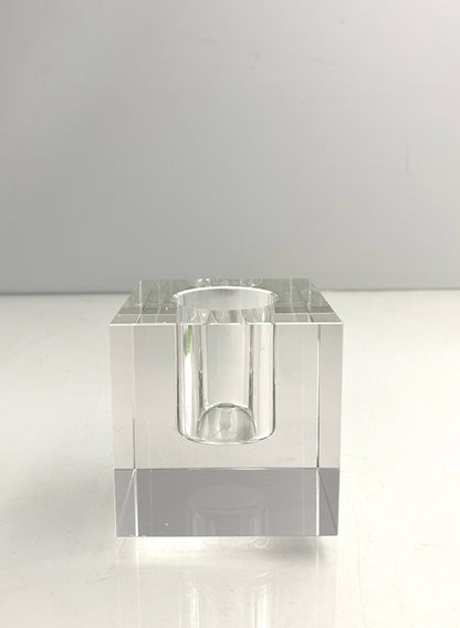 Square Crystal Vase