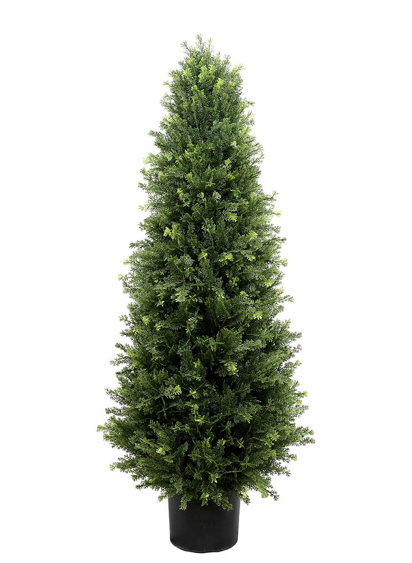 4ft Faux Cypress Topiary Tree