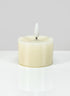 3D Flame Warm White LED Wax Candle