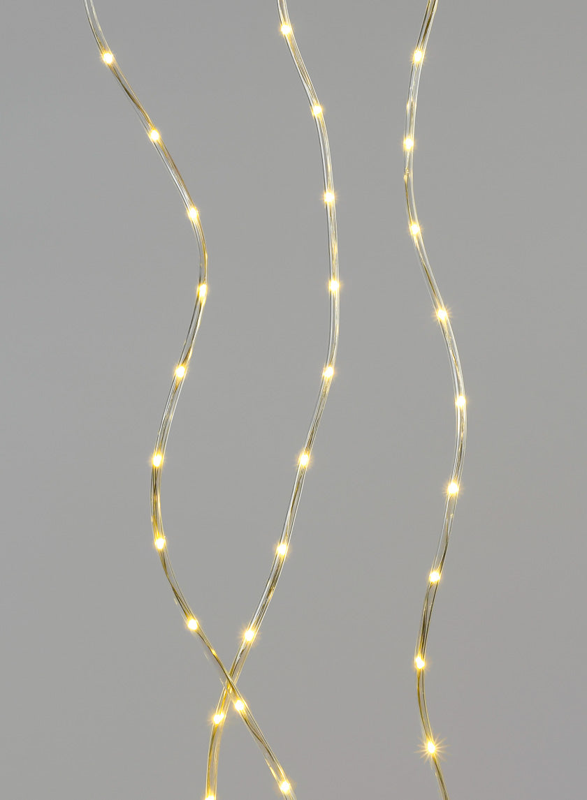 Flexible Naked Wire Tube String Light, 16 Ft Long