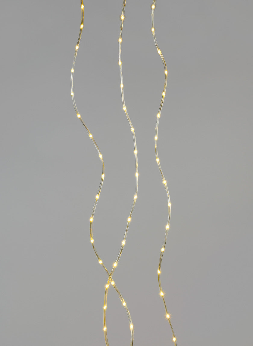 Flexible Naked Wire Tube String Light, 16 Ft Long