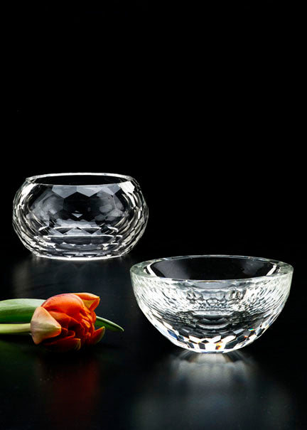 Faceted Crystal Bowls