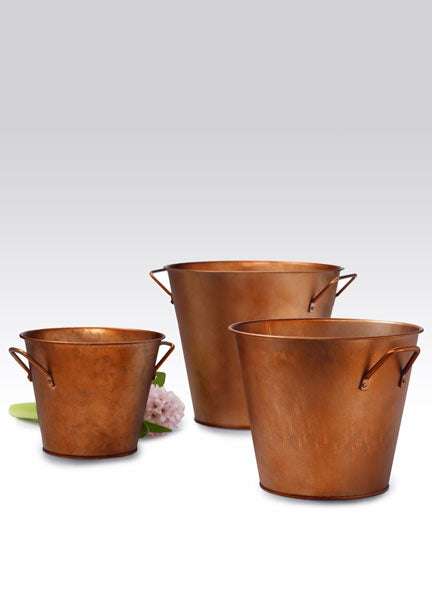 Copper Finish Buckets