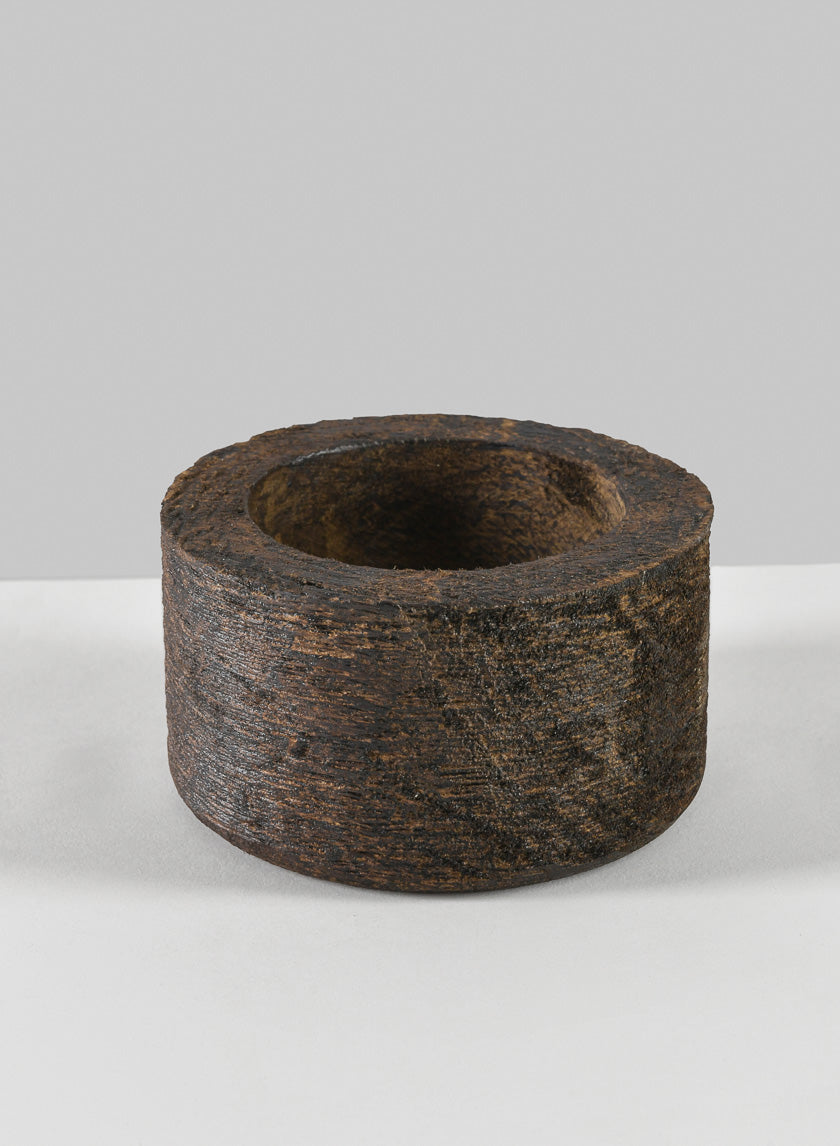 Banjara Reclaimed Look Black Rugged Wood Bowl