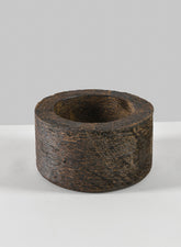 Banjara Reclaimed Look Black Rugged Wood Bowl