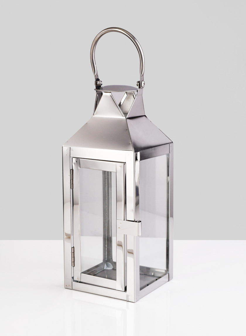 Silver Soho Stainless Steel Lanterns