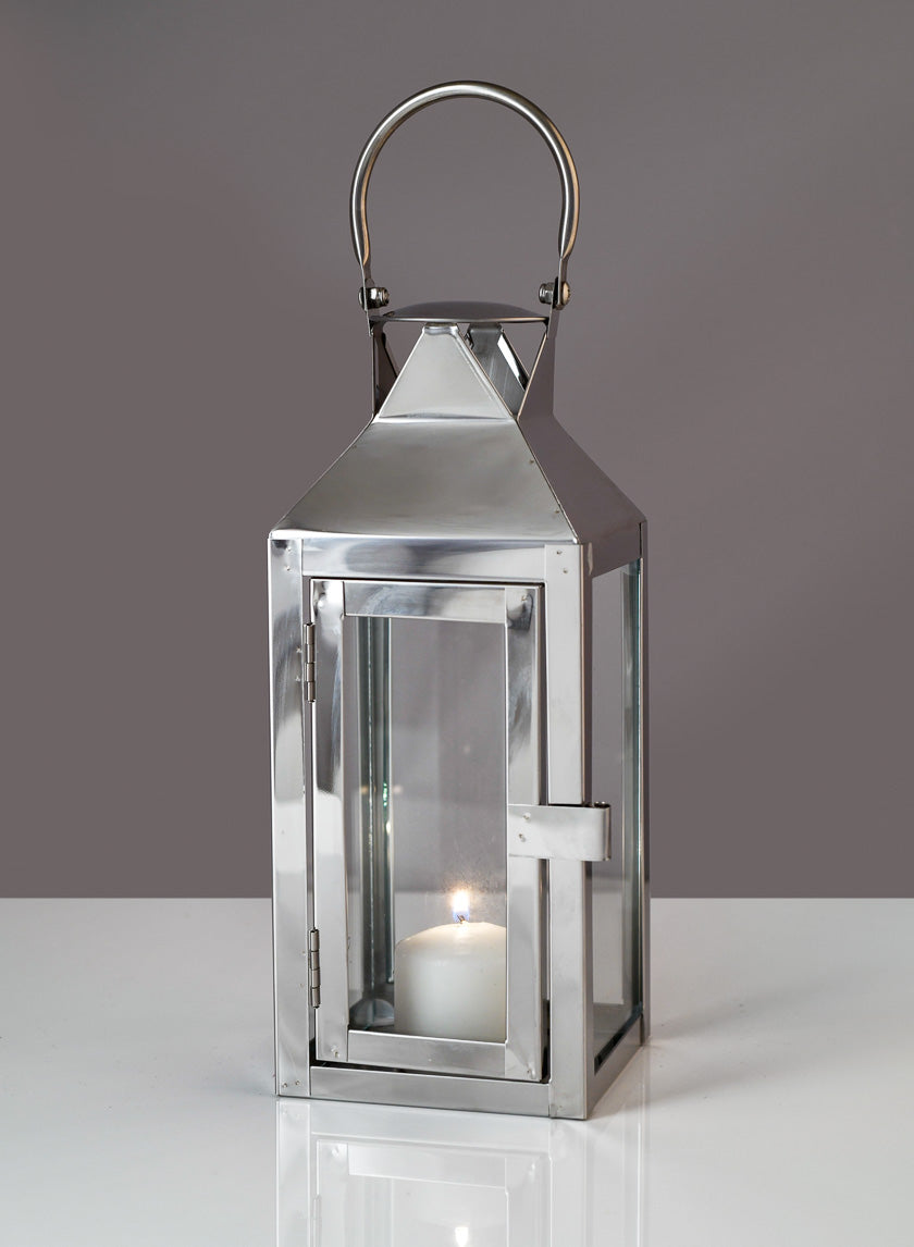 Silver Soho Stainless Steel Lanterns