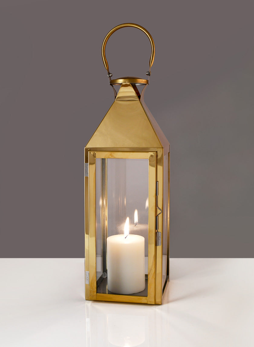 Gold Soho Stainless Steel Lanterns