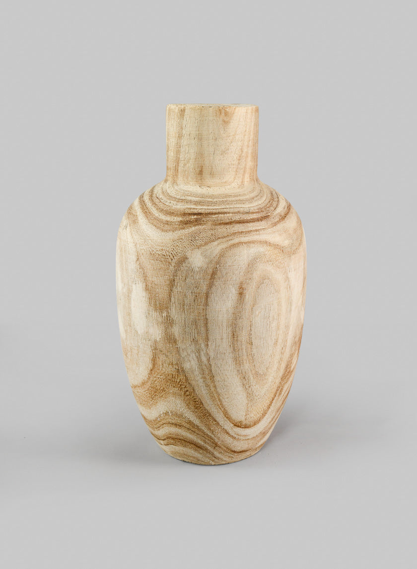 Paulownia Wood Bottle Vase