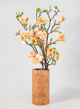 42in Peach Magnolia Blossom Branch