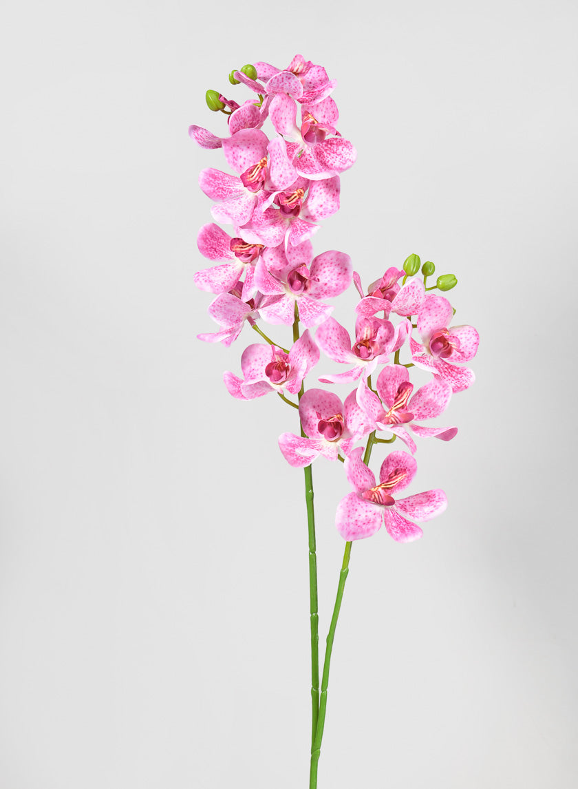 33in Pink Double Orchid Stem