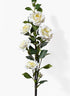 43in Cream Camelia Spray