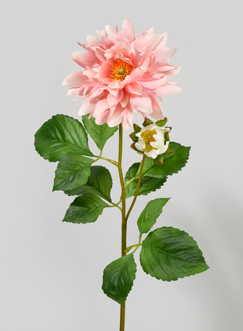 29in Pink Dahlia Stem