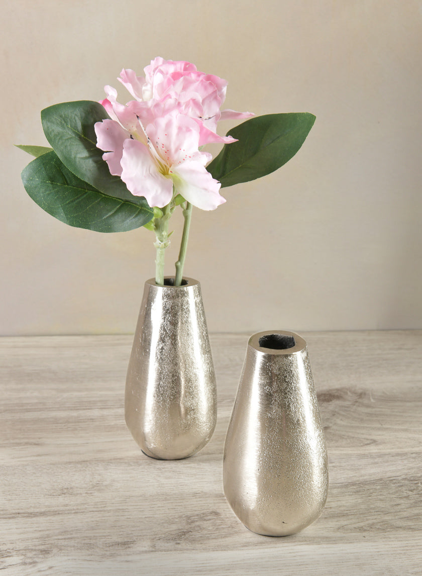 4in Aluminum Jacques Sliver Mini Vase