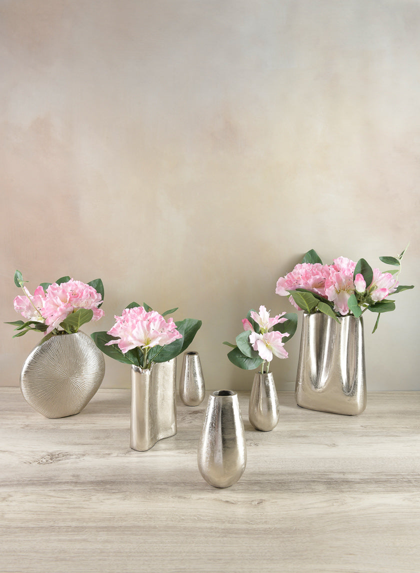 4in Aluminum Jacques Sliver Mini Vase