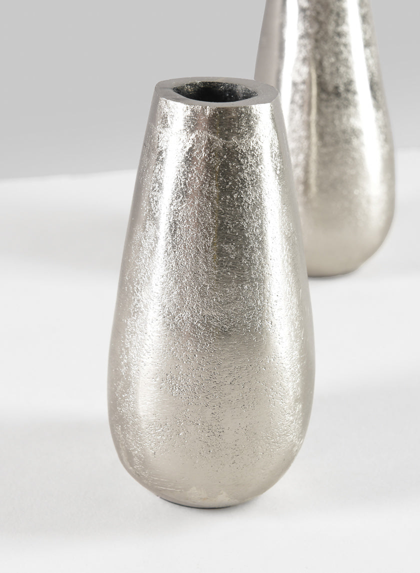 4in Aluminum Jacques Sliver Mini Vase