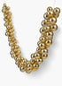 Gold Mercury Glass Plastic Ball Garland