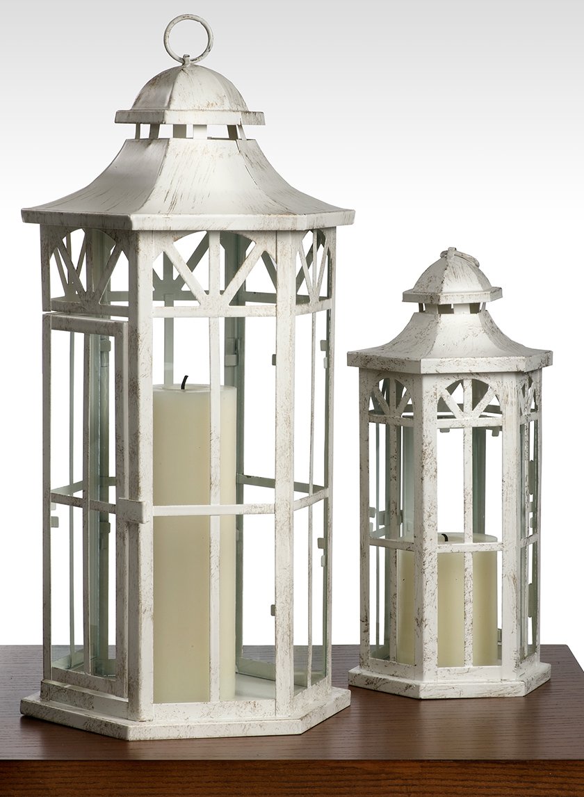 Antique White Lanterns