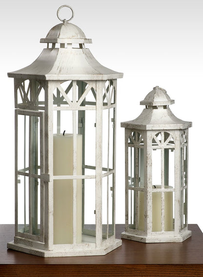 Antique White Lanterns