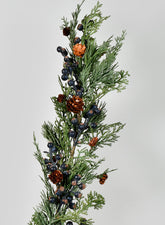 6ft Blueberry Cypress Garland