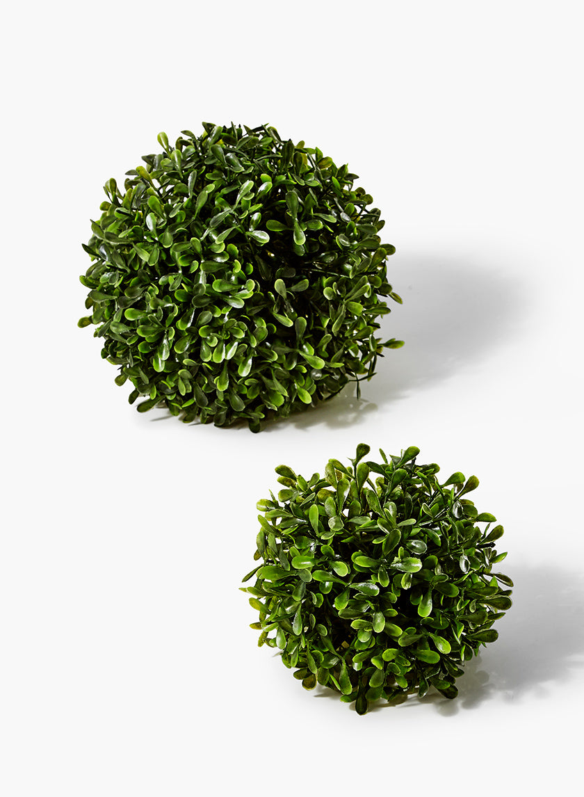 Faux Boxwood Balls