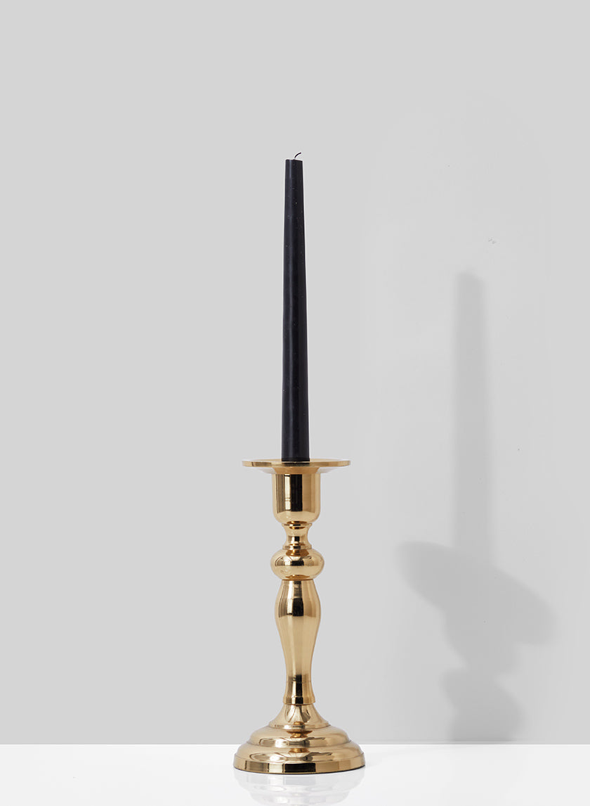 9in Gold Candlestick