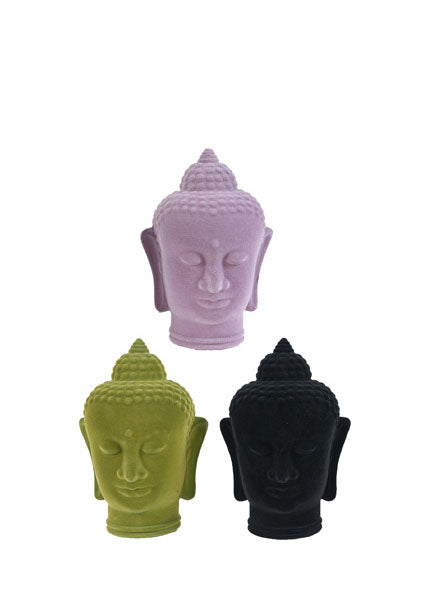 Green, Black, &amp; Purple Buddha Heads