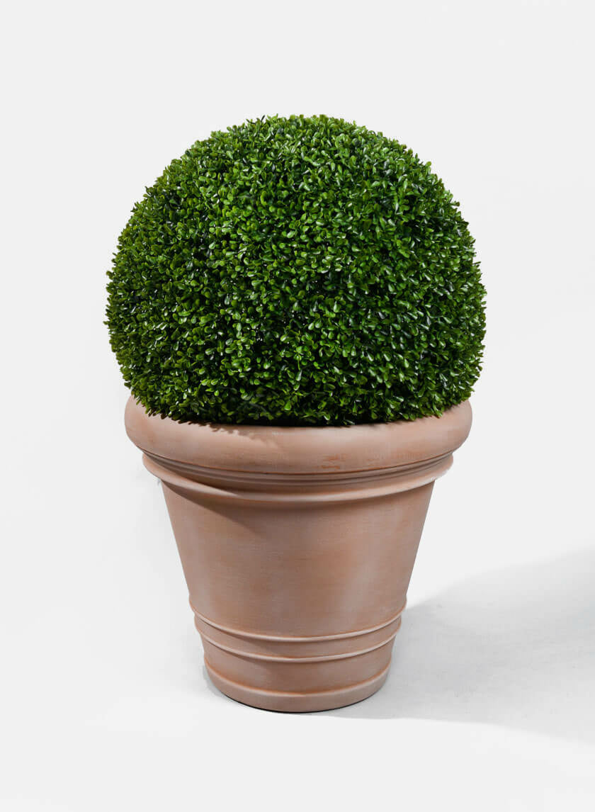 Large Faux Boxwood Balls