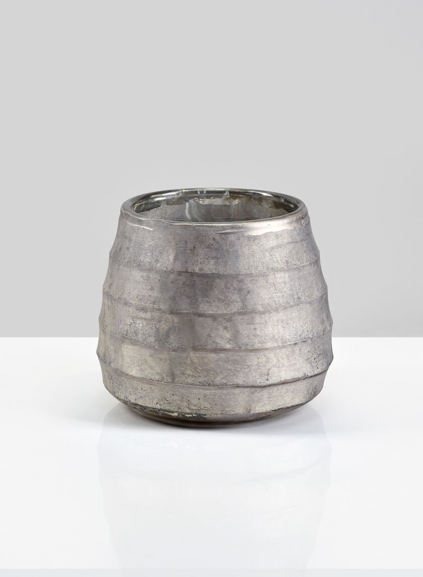 Cairo Aged Silver Pot