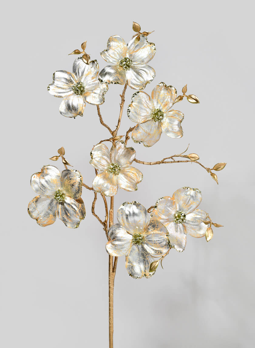 Pearl Champagne Dogwood Spray