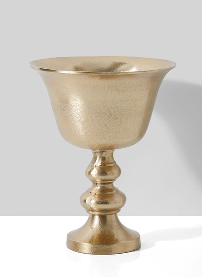 12in Chateau Gold Pedestal Urn