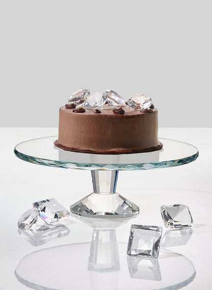 11  1/4in Crystal Cake Stand